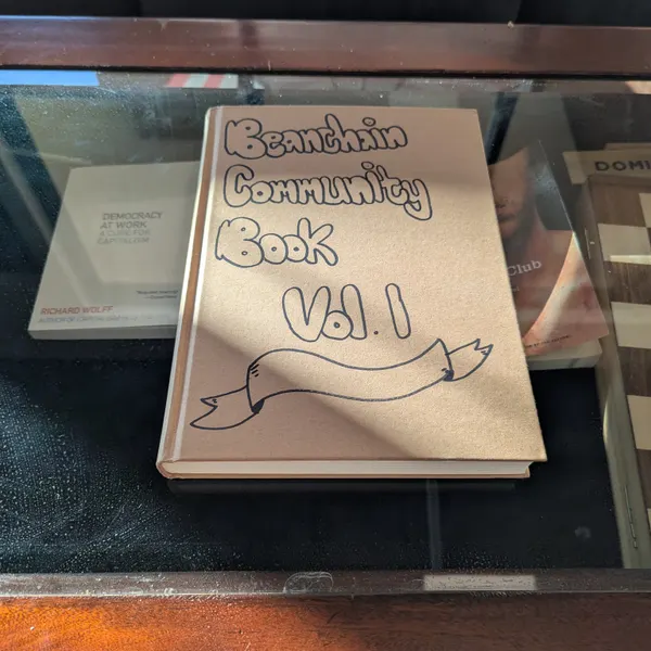 The Beanchain Community Book, a public journal anyone can write or draw in.