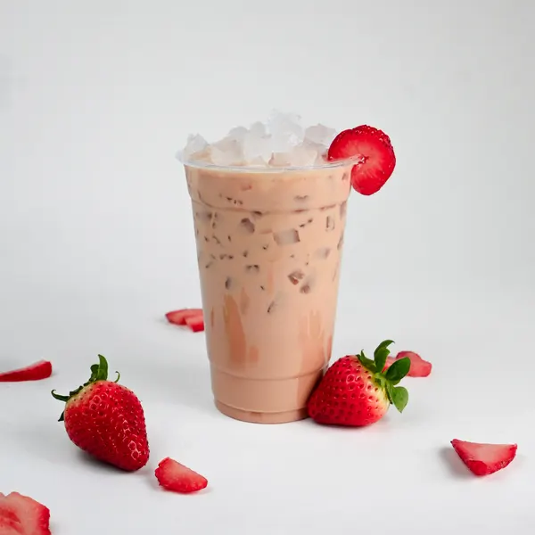 The Strawberries and Cream signature drink.